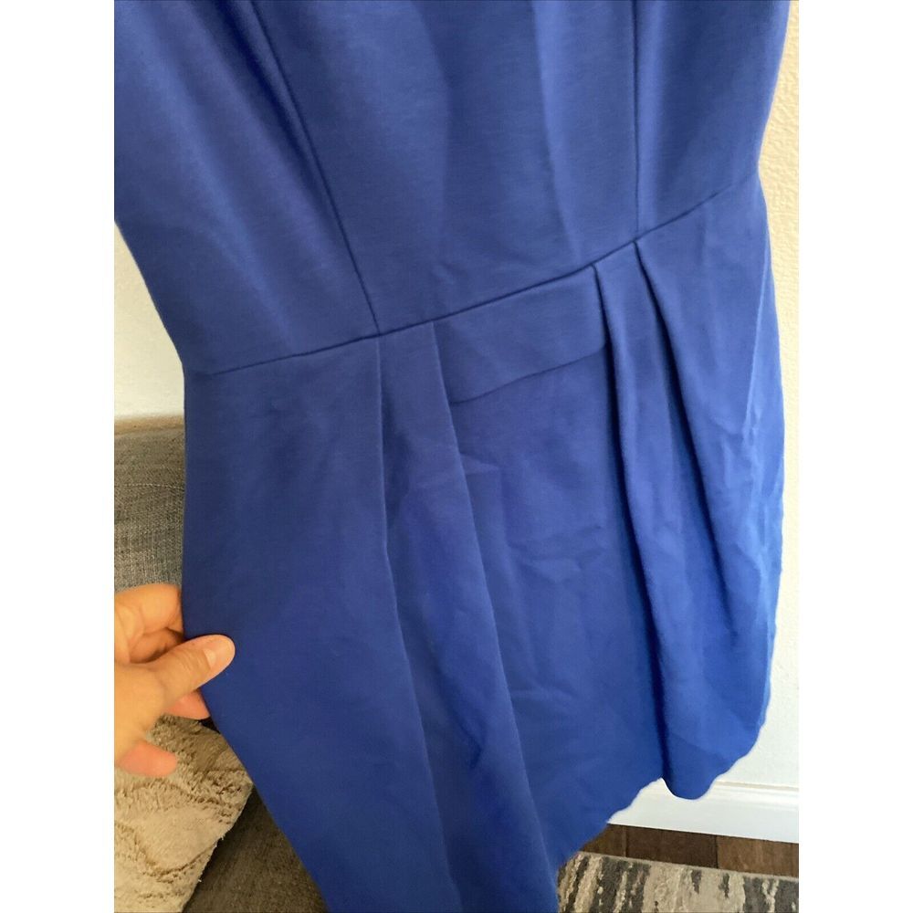 Trina Turk women's Royal Blue Career‎ Work Cocktail dress size 4 Pleats - Picture 5 of 11